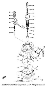 YZ80A Карбюратор