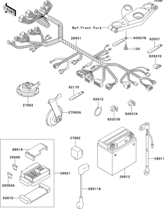 ZX600 Электрика