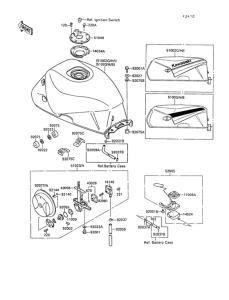 ZX500 Fuel tank(1 / 2)
