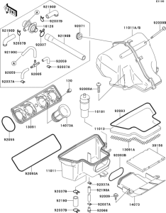 ZX600 Air filter(1 / 2)