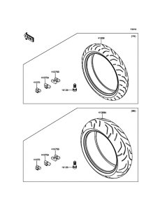 ZX1400 Покрышки