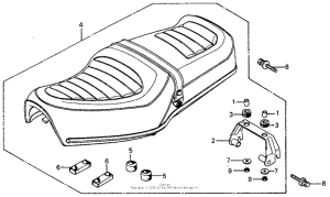 CM185 Сиденье