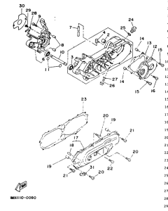 CW50 Картер двигателя