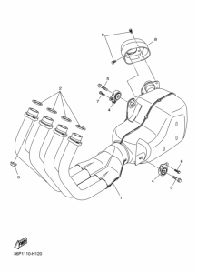 XJ6F FZ6RB Выхлоп