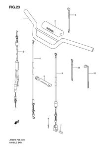 JR80 Руль -тросы
