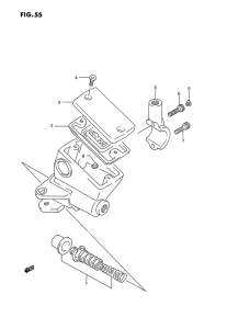 GSX1100 Передний тормозной цилиндр