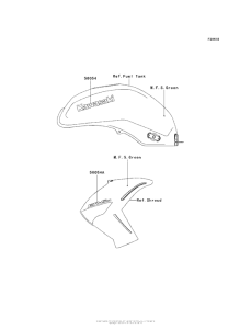 ER650 Decals (M.f.s.green)(Cbf)