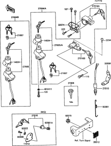 Z550 Ignition switch(1 / 2)