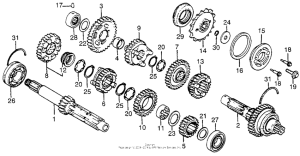 CB750 Трансмиссия