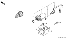 PK50 Стартерный мотор