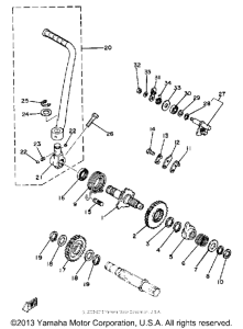 TT250G Кик стартер