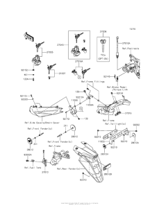 EX650 Замок зажикания