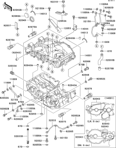 ER500 Crankcase(1 / 2)