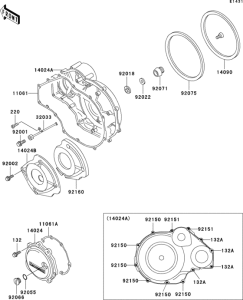 ZG1000 Крышки двигателя