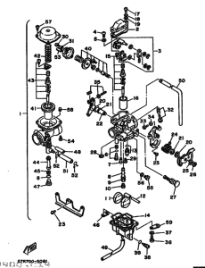 XT350 Carburetor assy