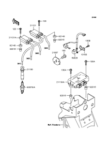 ZR250 Катушка зажигания