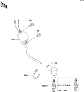 KX125 Система зажигания