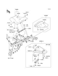 EX250 Сиденье