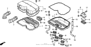 CBR900RR Воздушный фильтр