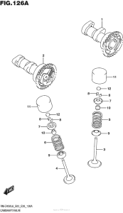 RM-Z450 Распред вал / клапана