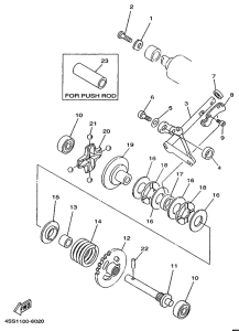 YZ125 Регулятор,вед .звезда