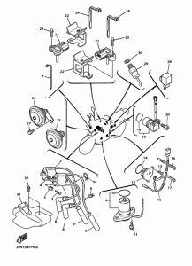 XJR1300C Электрика 1