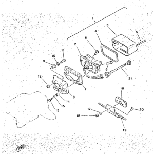 SR250 Piloto trasero