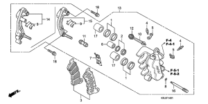 FES125 Передний суппорт