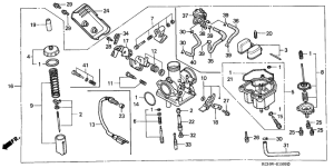 CG125M Carburetor assy