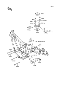 KE100 Рама ,крепежные детали