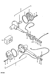 GP125 Поворотники