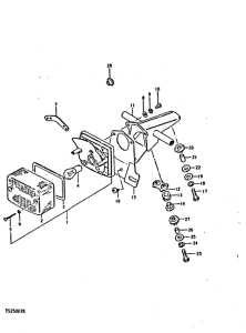 TS250 Задний комбинированный сигнал