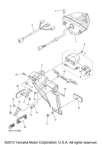 YZF-R1S Фонарь