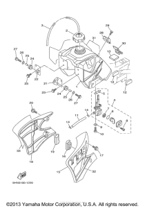 TTR90N Топливный бак