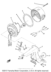 CS3B Head lamp & tail lamp
