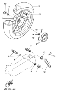 CW50 Переднее колесо