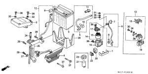 CBX750P2 Аккумулятор