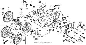 CB900 Final gear case cover