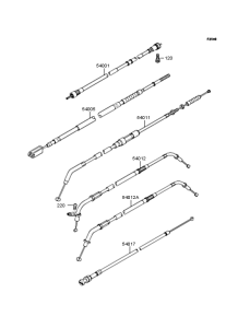 VN400 Тросы управления