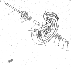 CW50RS Переднее колесо