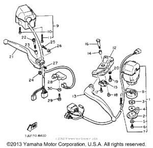 YX600U Рулевые переключатели