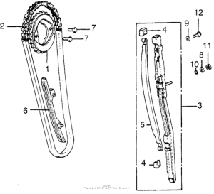 CB550 Cam chain + tensioner