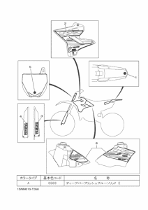 YZ85 グラフイツク & エンブレム