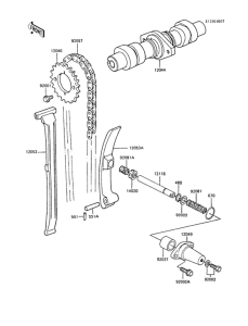 ER250 Распред вал
