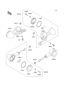 BN125 Поворотники