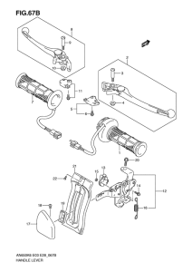 AN650 (ABS) Рулевой рычаг