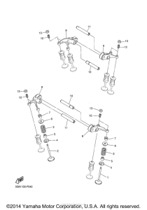 XVS1300A Клапана