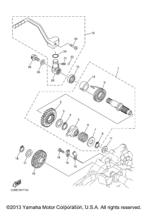 WR250F Стартер