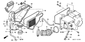 FMX650 Воздухоочиститель
