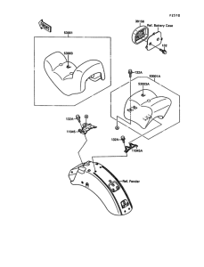 VN1500 Сиденье